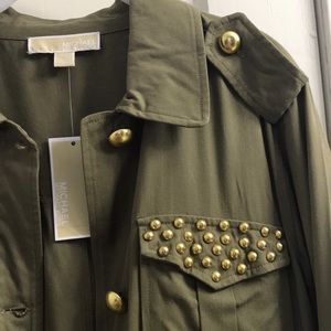 Michael Kors Studded Safari Jacket